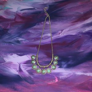 Lucky Brand Turquoise Stone Drop Necklace